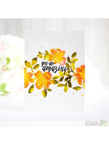 Altenew - Floral Shadow - Clear Stamps 6x8